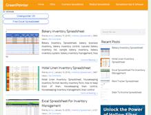 Tablet Screenshot of greenpointer.us